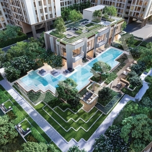 LIFE Ratchada-Rama9-曼谷金融中帕藍9證交所MRT與橘線與機場捷運雙細統