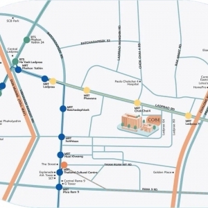 COBE Ladprao – Sutthisan-SC ASSET旗下COBE品牌專為追求思想自由邦蘇特區600m至MRT黃線 Chokchai 4地
