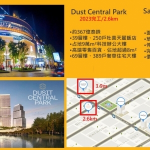 Life Rama 4 - Asoke MRT-鄰詩麗吉展演廳與班查KITTY公園與倫披尼公園和One Bangkok步行約10鐘可達