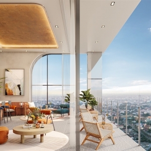 FLO By Sansiri-只需 3 分鐘即可到達 ICONSIAM 河景公寓。
