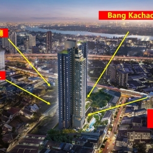 Life Udomsuk Station-距離 BTS 烏東素站僅 100 公尺, 步行2分鐘即可搭乘BTS銜接至曼谷金融中心CBD ASOK