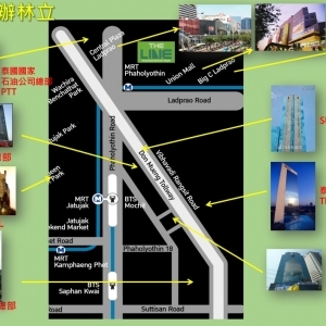 THE LINE PHAHONYOTHIN PARK-曼谷 雙捷運公園裡的綠能經典宅