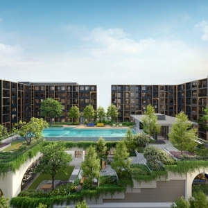 THE BASE Ratchada19-曼谷新興商務區現代風尚公寓距離MRT拉差達站僅750 m鄰近曼谷新金融中心